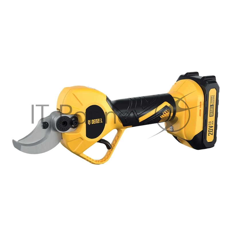Секатор аккумуляторный, бесщеточный Denzel CP-40BL, Li-Ion, 20 В, лезвия SK5 59438
