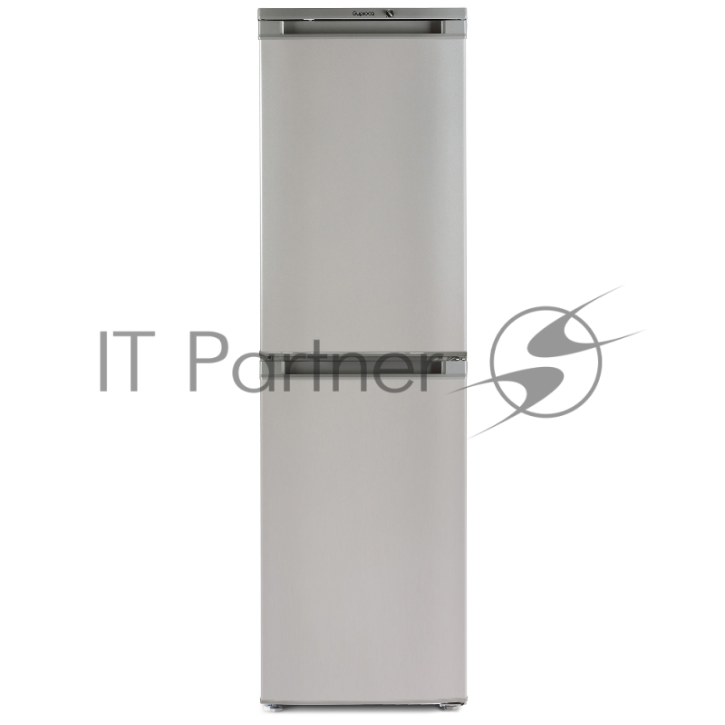 Холодильник Бирюса M420 металлик двухкамерный 125/80л морозилка снизу