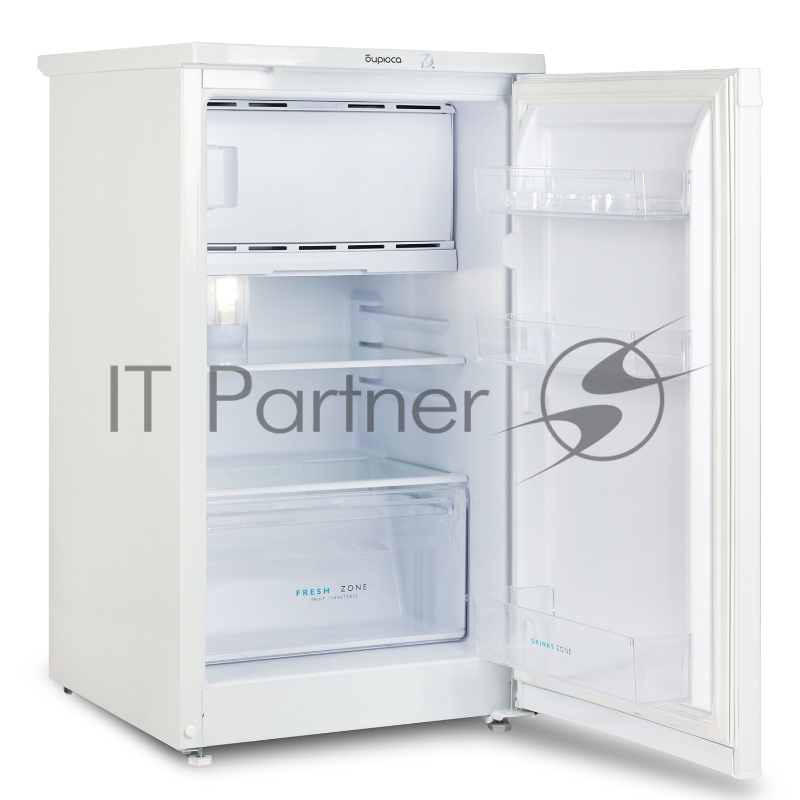 Холодильник Бирюса 408 белый однокамерный 88/27л морозилка сверху