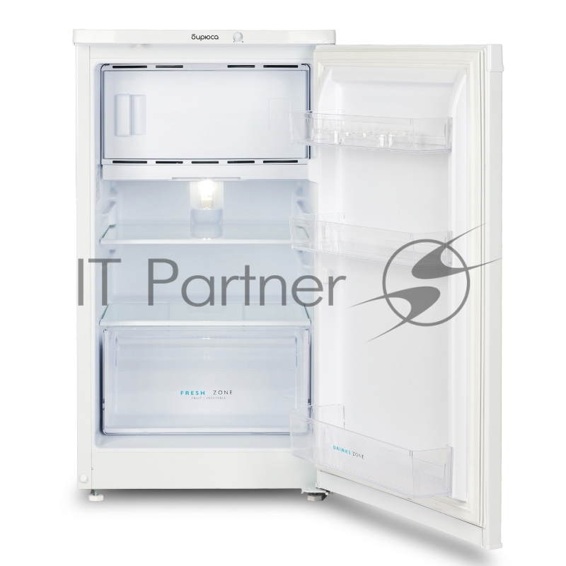 Холодильник Бирюса 408 белый однокамерный 88/27л морозилка сверху