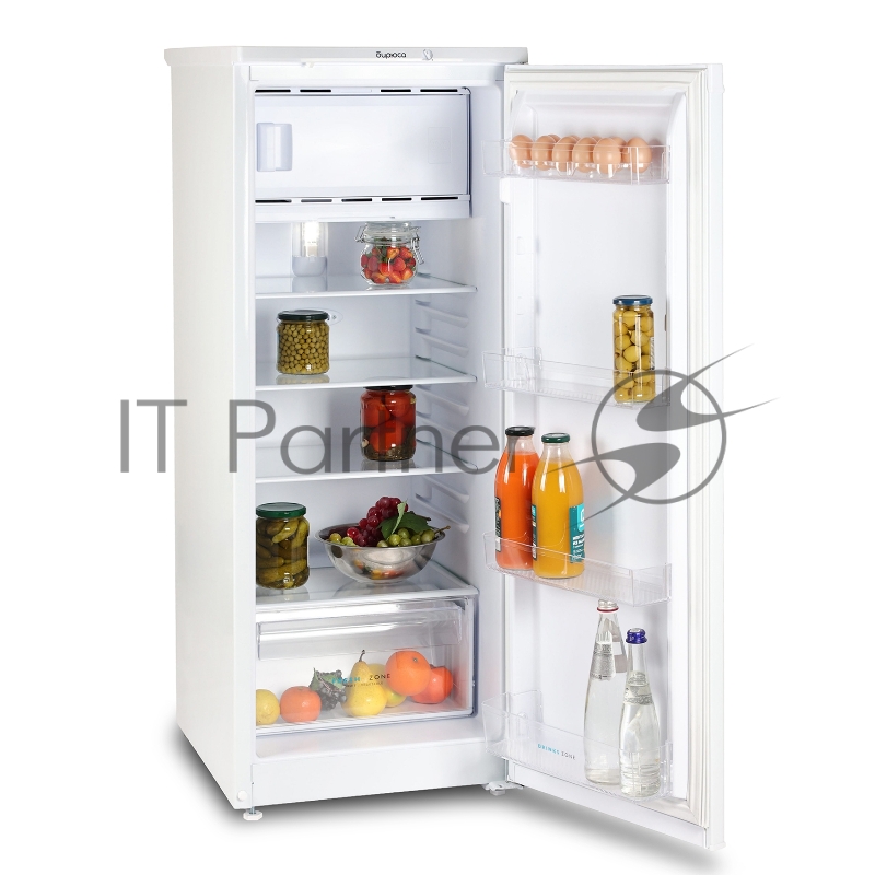 Холодильник Бирюса 410 белый однокамерный 153/27л морозилка сверху