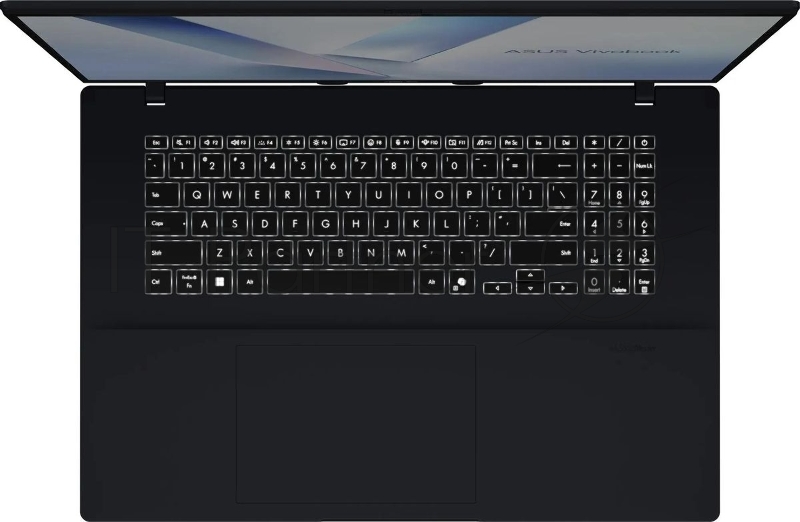 Ноутбук ASUS Vivobook 18 M1807HA синий AMD Ryzen 7 260 3800MHz/18.4/1920x1200/16GB/10 SSD/AMD Radeon 780M/Wi-Fi/Bluetooth/Windows 11 Pro