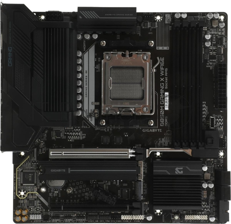 Материнская плата Gigabyte B850M GAMING X WIFI6E/WF6E, Socket AM5, AMD B850, 4xDDR5, 4xSATA, 2xM.2, 1xPCI-E 5.0 x16, 1xPCI-E 3.0 x4, 1xHDMI, 2xDP, 1x 2.5Gb LAN, 1xUSB-C 3.2 Gen 2, 1xUSB-A 3.2 Gen 2, 2xUSB-A 3.2 Gen 1, 4xUSB-A 2.0, 3x3.5 мм, 7.1, Micr