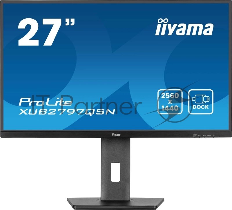 Монитор Iiyama 27 ProLite XUB2797QSN-B2 черный IPS LED 16:9 HDMI M/M матовая HAS Piv 1300:1 300cd 178гр/178гр 2560x1440 100Hz DP Quad HD 2K (1440p) USB 6.1кг