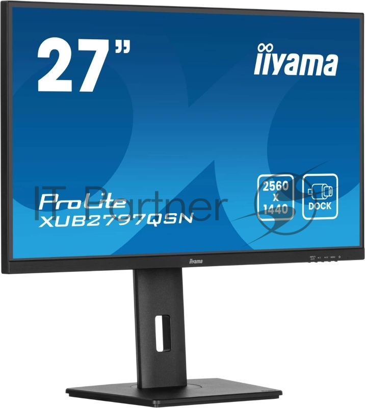 Монитор Iiyama 27 ProLite XUB2797QSN-B2 черный IPS LED 16:9 HDMI M/M матовая HAS Piv 1300:1 300cd 178гр/178гр 2560x1440 100Hz DP Quad HD 2K (1440p) USB 6.1кг