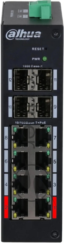 Коммутатор Dahua DH-HS4412-8ET-96 управляемый
