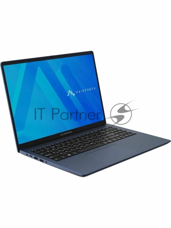 Ноутбук Maibenben M653 16(1920x1200 (матовый) IPS)/AMD Ryzen 3 5400U(2.6Ghz)/8192Mb/512PCISSD Radeon/Cam/BT/WiFi/45.6WHr/war 1y/1.79kg/Dark Blue/Linux + Screen 60Hz, 300nits, 16:10