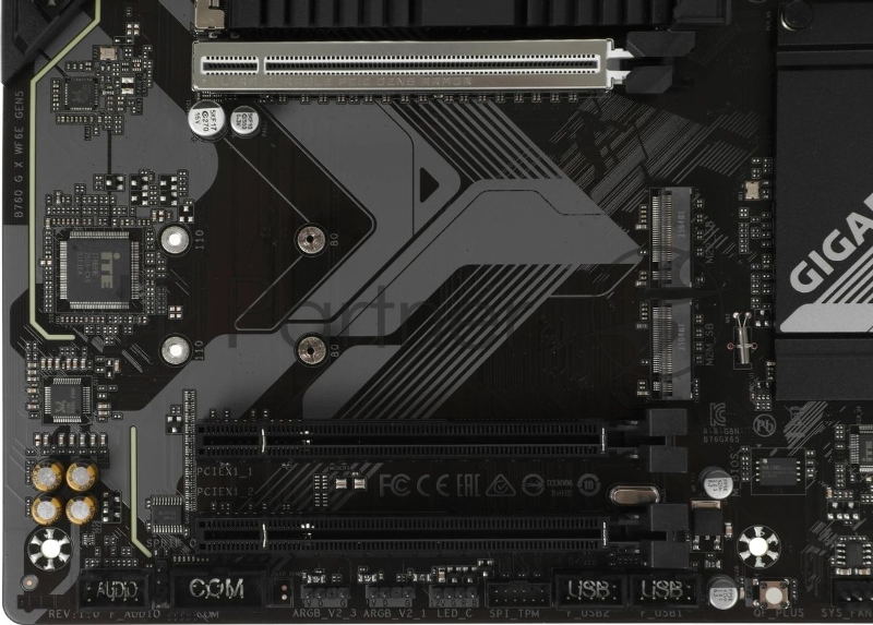 Материнская плата Gigabyte B760 G X WF6E GEN5 Soc-1700 Intel B760 4xDDR5 ATX AC`97 8ch(7.1) 2.5Gg RAID+HDMI+DP