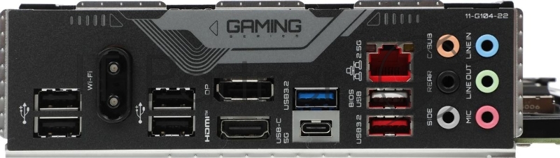 Материнская плата Gigabyte B760 G X WF6E GEN5 Soc-1700 Intel B760 4xDDR5 ATX AC`97 8ch(7.1) 2.5Gg RAID+HDMI+DP