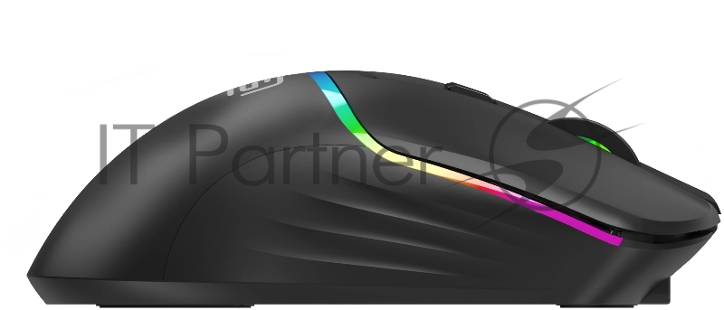 Мышь Оклик 775GW черный оптическая 5000dpi беспров. BT/Radio USB/USB-C 6but