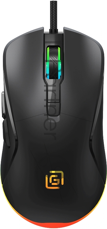 Мышь Оклик 750G черный оптическая 7200dpi USB 5but (1796789)