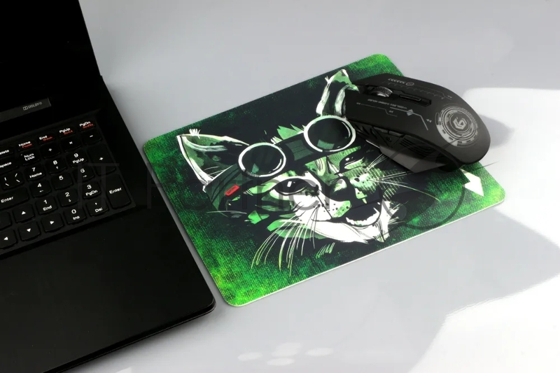 Коврик для мыши Gembird MP-ART18, хитрый кот, 250х200х2мм, ткань+резина, пакет