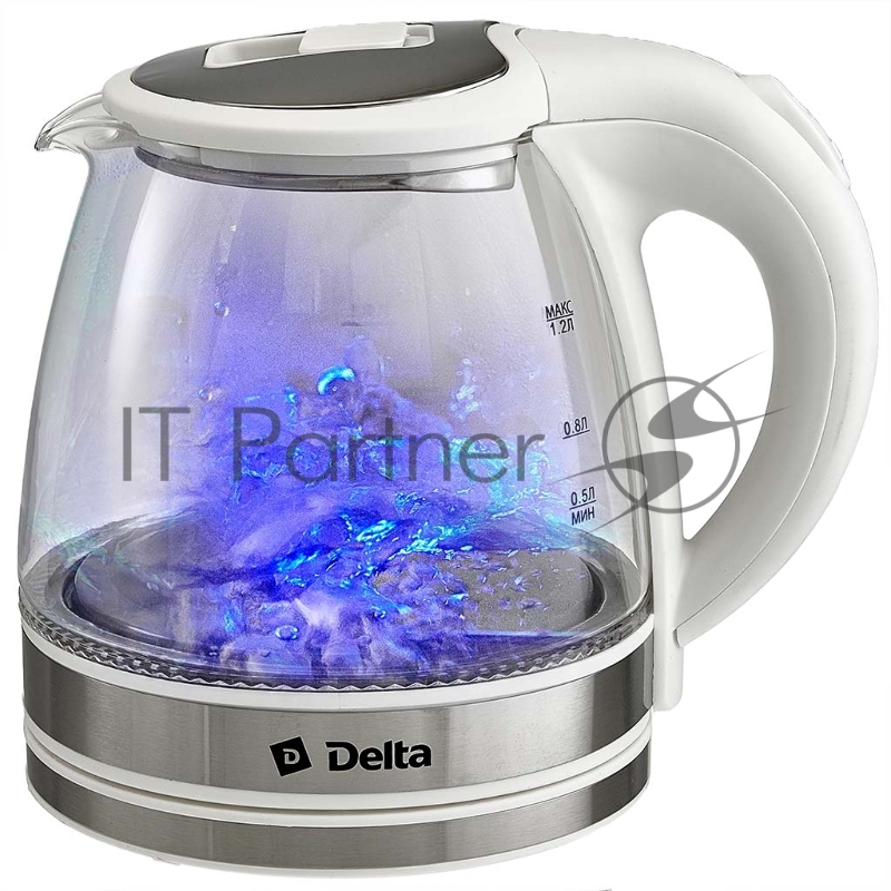 Чайник электрический DELTA DL-1121 белый