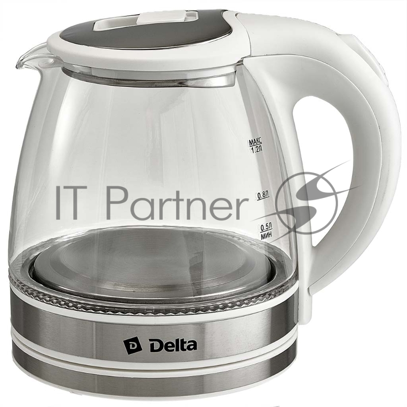 Чайник электрический DELTA DL-1121 белый