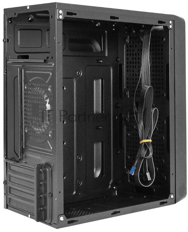 Корпус Minitower ExeGate BAA-108-UNS450 (mATX, БП UNS450 с вент. 12см, 2*USB, аудио, черный)