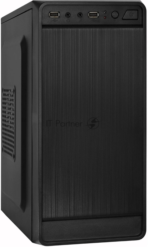 Корпус Minitower ExeGate BAA-108-UNS450 (mATX, БП UNS450 с вент. 12см, 2*USB, аудио, черный)