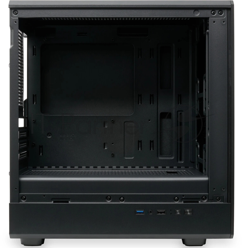 Корпус без блока питания HSPD M331, Mesh Mini-tower, Black, TG, 0.4 SPCC, no fans mATX, mITX 175/329/170mm 1x2.5, 2x3.5, 4xPCI 1xUSB-A 3.0, 1xUSB-A 1.0 370x220x408mm