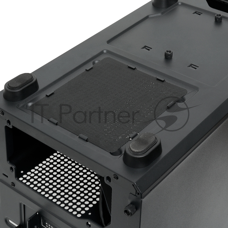 Корпус без блока питания HSPD M530, Mesh Mid Tower, Black, TG, 0.4 SPCC, no fans ATX, mATX, mITX 155/290/200mm 2x2.5, 2x3.5, 7xPCI 1xUSB-A 3.0, 2xUSB-A 1.0 335x193x445mm