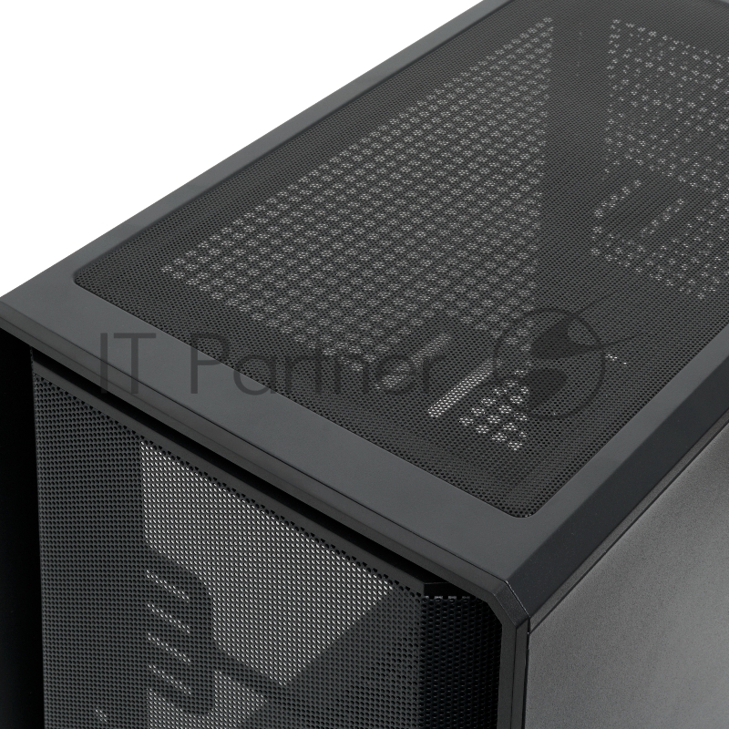 Корпус без блока питания HSPD M530, Mesh Mid Tower, Black, TG, 0.4 SPCC, no fans ATX, mATX, mITX 155/290/200mm 2x2.5, 2x3.5, 7xPCI 1xUSB-A 3.0, 2xUSB-A 1.0 335x193x445mm