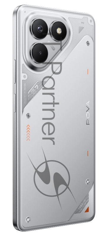 Смартфон Tecno POVA 7 Neo 8/256Gb, серебристый