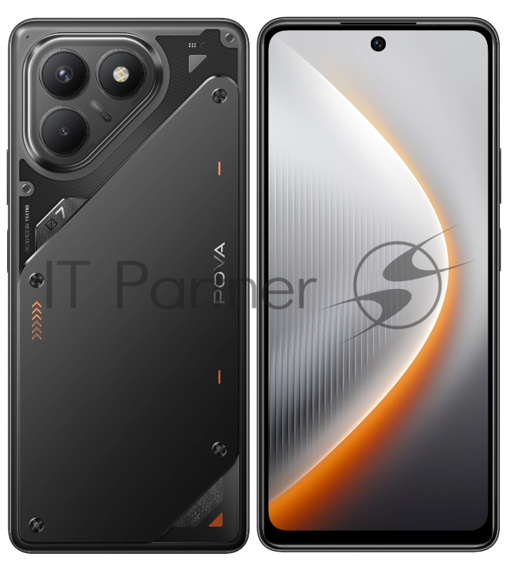 Смартфон Tecno POVA 7 Neo 8/256Gb, черный