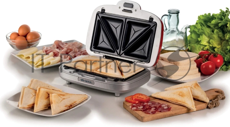 Мультипекарь/прибор для приготовления сэндвичей Ariete 00C197200AR0 красный