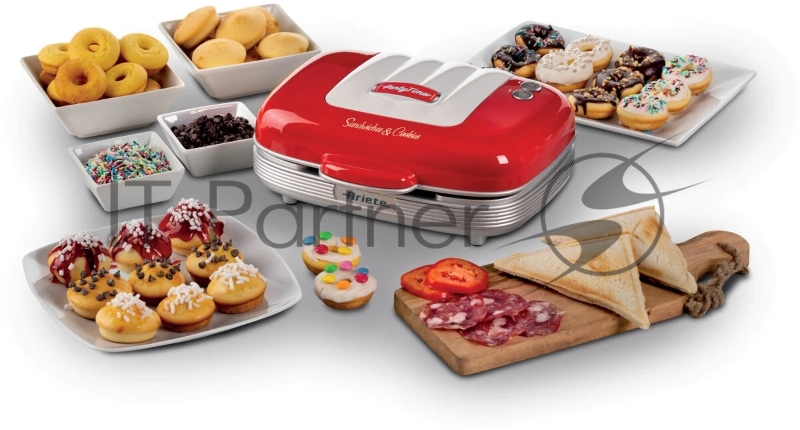Мультипекарь/прибор для приготовления сэндвичей Ariete 00C197200AR0 красный