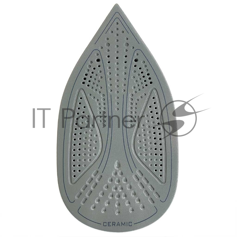 Утюг DELTA LUX DE-3000 черный с бирюзовым