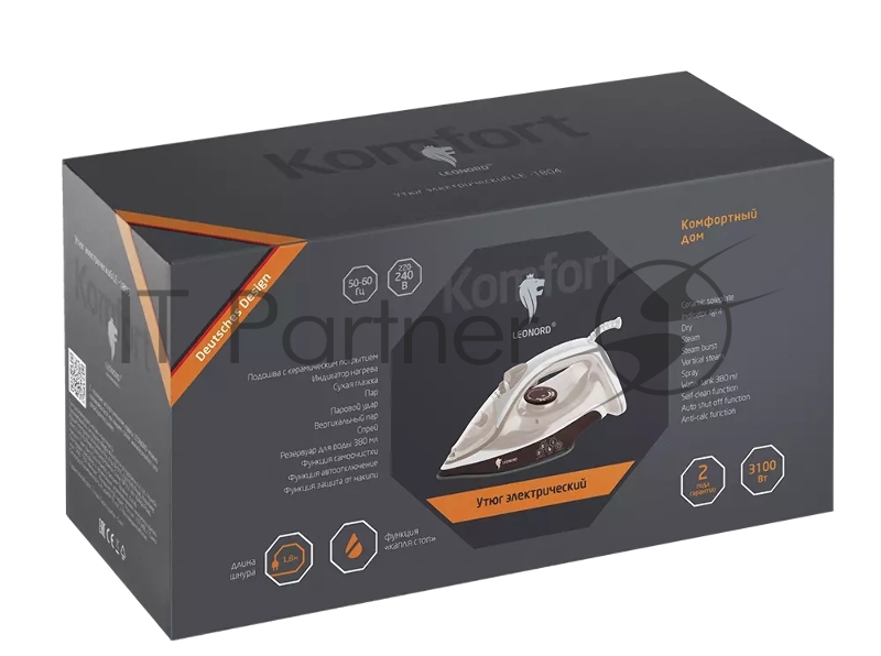 Утюг LEONORD LE-1804 бежевый