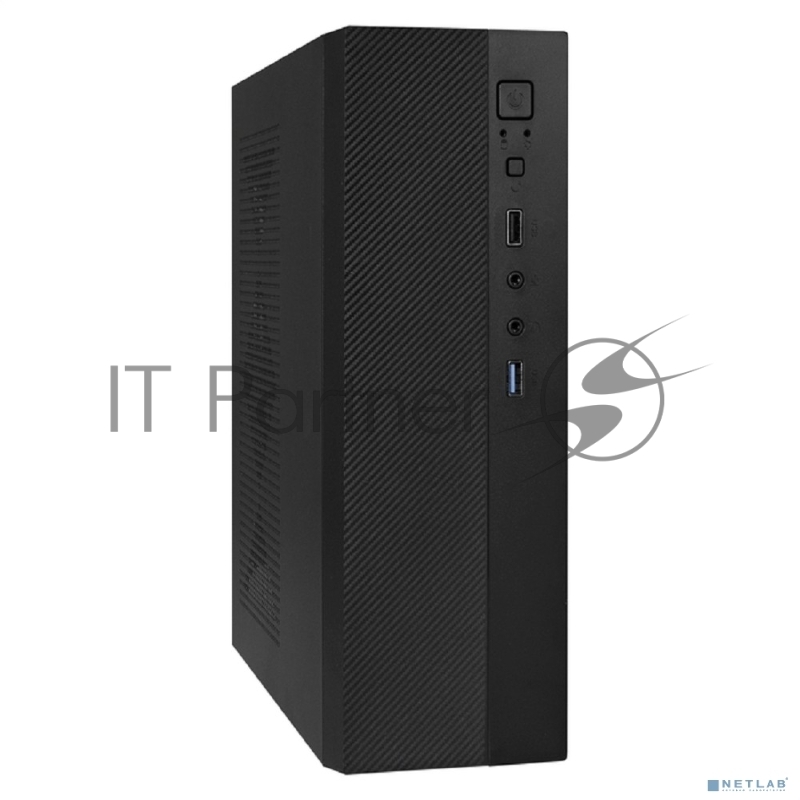 Корпус Desktop Exegate EX291267RUS MI-301U (mATX/mini-ITX, без БП, 1*USB+1*USB3.0, аудио, черный)