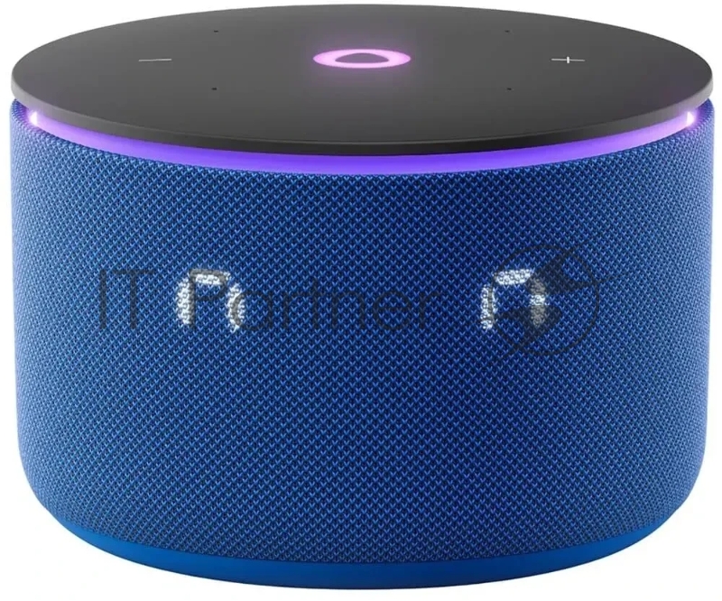 Умная колонка Яндекс Станция Мини 3 Про с Алисой, Zigbee, синий, YNDX-00059BLU