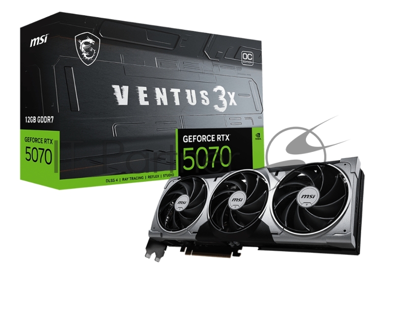 Видеокарта MSI GeForce RTX 5070 12G VENTUS 3X OC