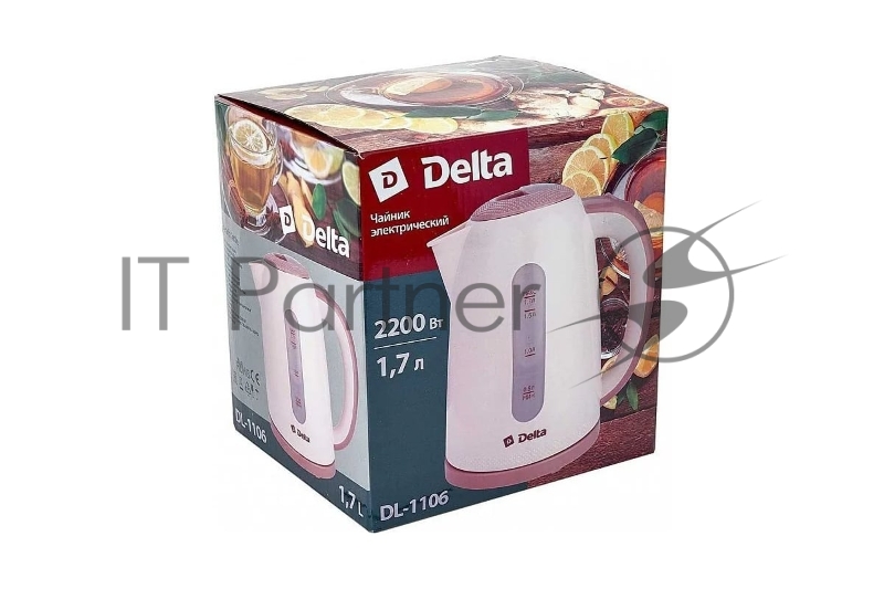 Чайник Delta DL-1106 бежевый