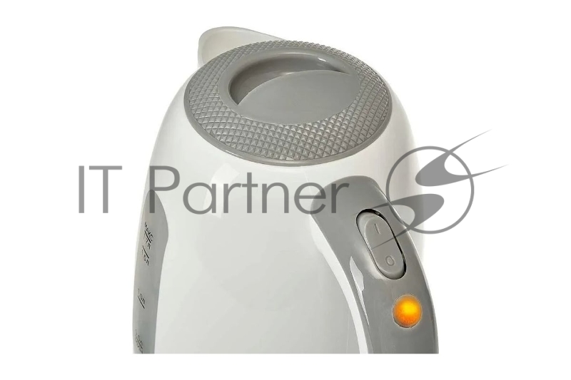 Чайник Delta DL-1106 белый с серым