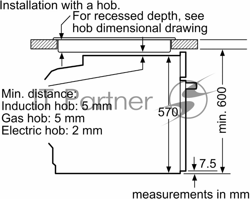 Духовой шкаф Электрический Bosch HUA736EA0T черный