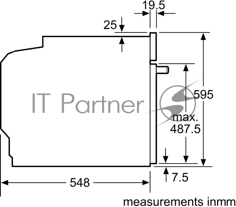 Духовой шкаф Электрический Bosch HUA736EA0T черный