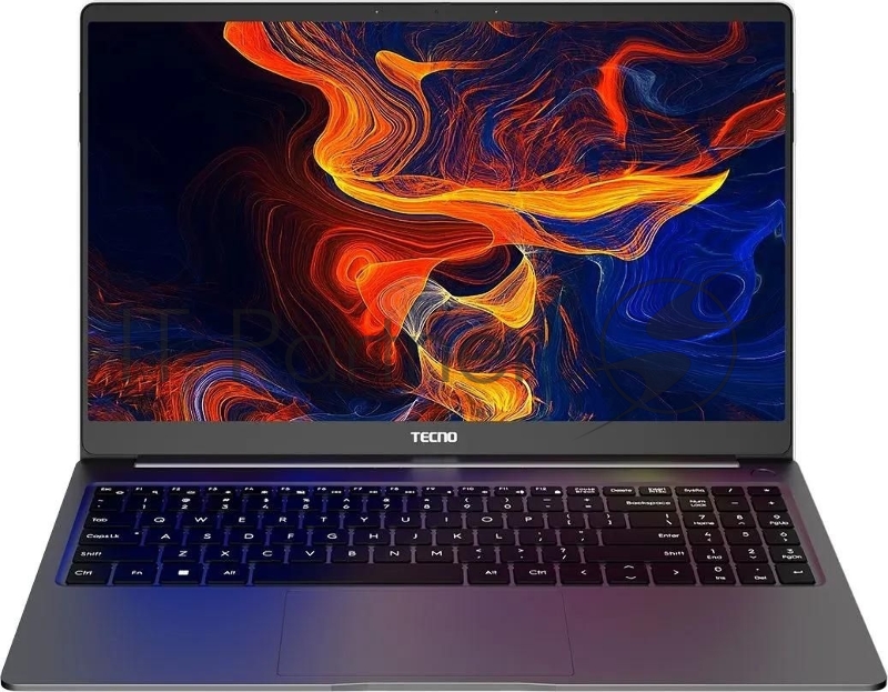 Ноутбук Tecno MegaBook T15DA Ryzen 5 7430U 8Gb SSD512Gb AMD Radeon Graphics 15.6 IPS FHD (1920x1080) Windows 11 Home grey WiFi BT Cam 6140mAh (71003300345)