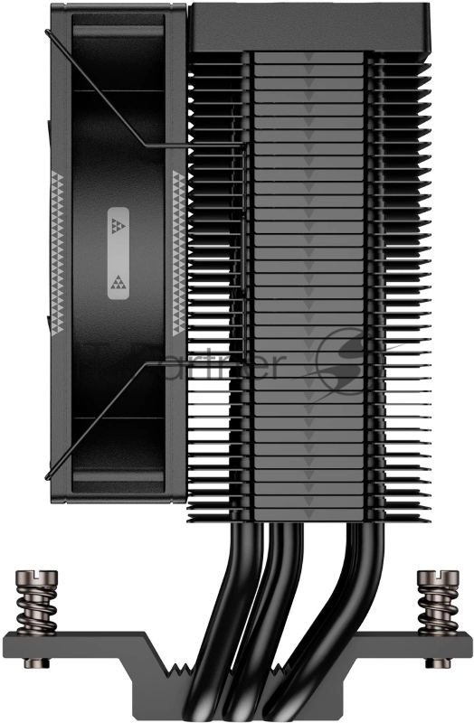 Устройство охлаждения(кулер) PcCooler R300 BK Soc-AM5/AM4/1200/1700/1851 черный 4-pin 18-30dB Al+Cu 150W Ret (R300-BKNWYX-US)