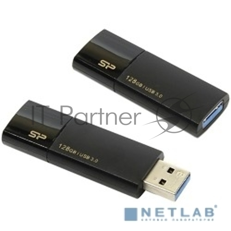 Флеш Диск Silicon Power 128Gb Blaze B05 USB3.0 черный