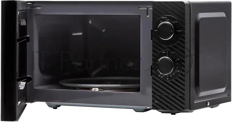Микроволновая печь General Electronics 20L SOLO черная GE-MS120B 700W