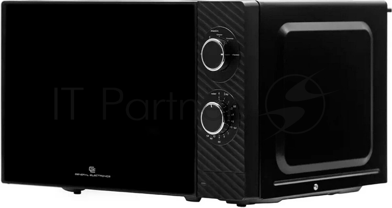Микроволновая печь General Electronics 20L SOLO черная GE-MS120B 700W