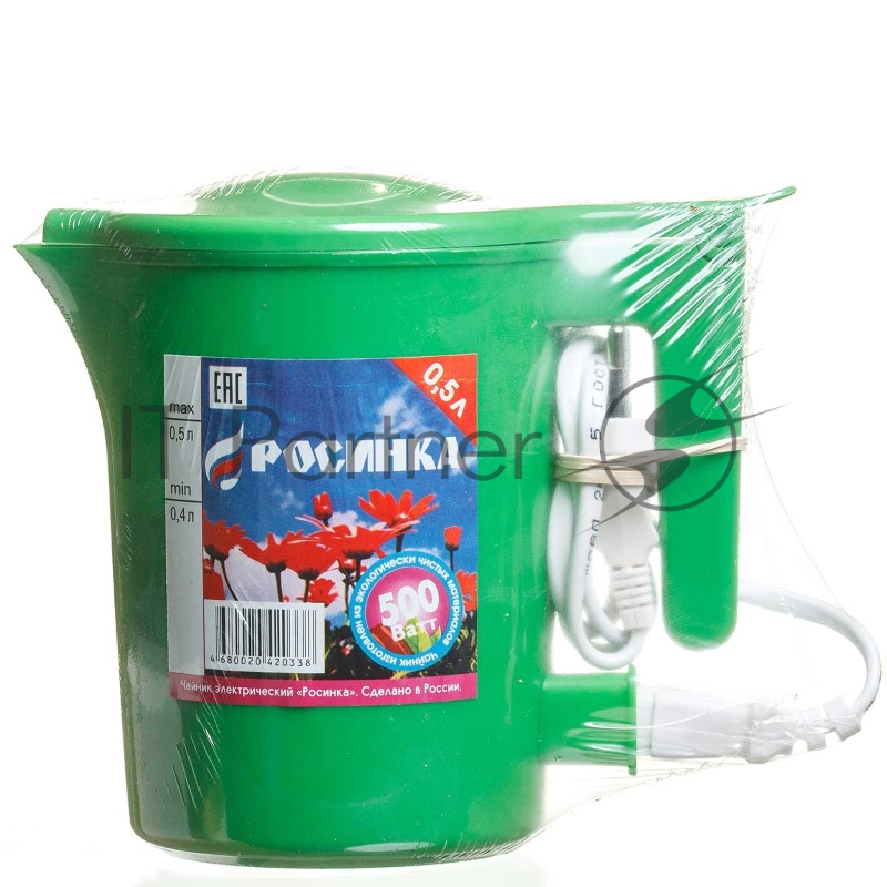 Чайник Росинка 0,5л 0,6кВт, спираль