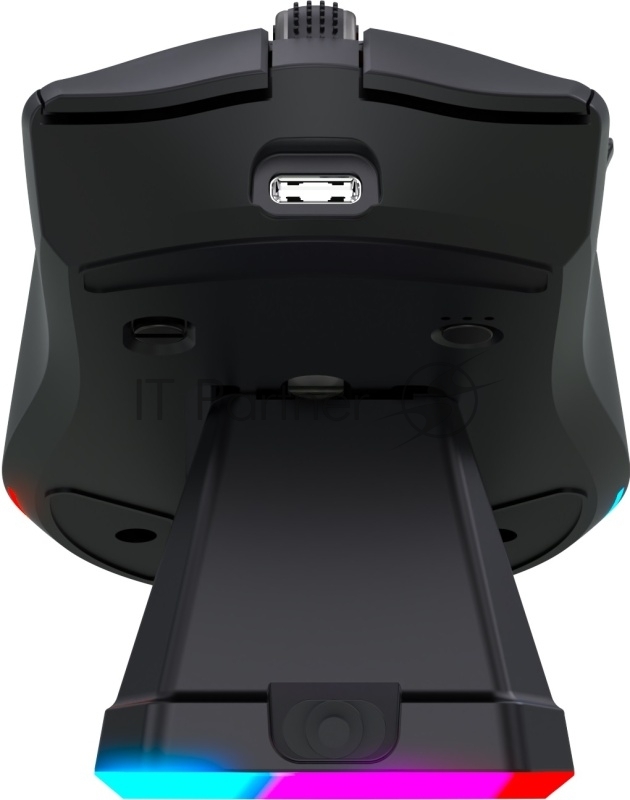 Мышь беспроводная Defender Bluetooth/2.4G/пров игровая 6кн 1600dpi RGB черн. Starlight GM-186 52186