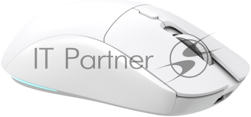 Мышь беспроводная Defender Bluetooth/2.4G/провод. игровая 6кн. 7200dpi RGB белый Stone GM-551 52554