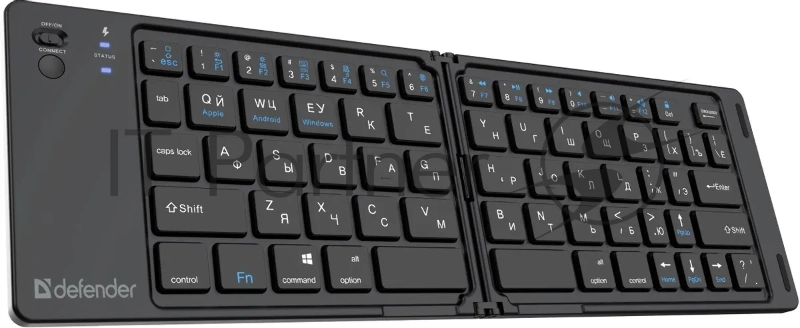 Клавиатура беспроводная Defender Bluetooth 66кн+FN складная черн./бел.кл. Enigma SB-094 45094