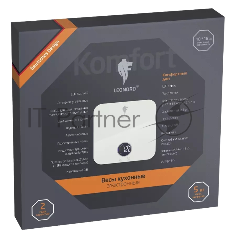 Весы кухонные LEONORD LE-1713 (108266)