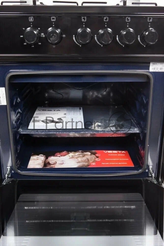 Плита комбинированная VESTA Valencia VGE 50 10-E Черный