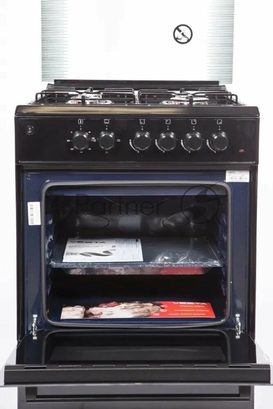 Плита комбинированная VESTA Valencia VGE 50 10-E Черный