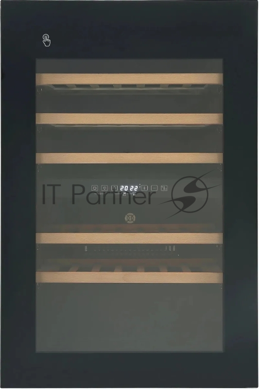 Винный шкаф Hyundai HBWC 0865 DCT 1-нокамерн. черный