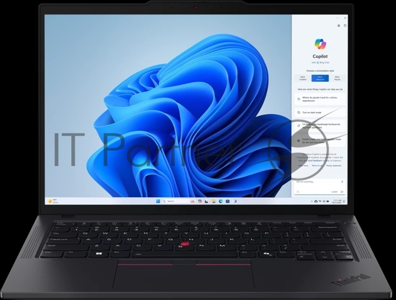 Ноутбук ThinkPad T14 Gen 5 14 WUXGA (1920x1200) IPS 400N, Ultra 7 165U, 16GB DDR5 5600, 1TB SSD M.2, Intel Iris Xe, WiFi, BT, FPR, 5.0 Cam, 65W USB-C, Win 11 ProEng, 1Y, 1.4kg